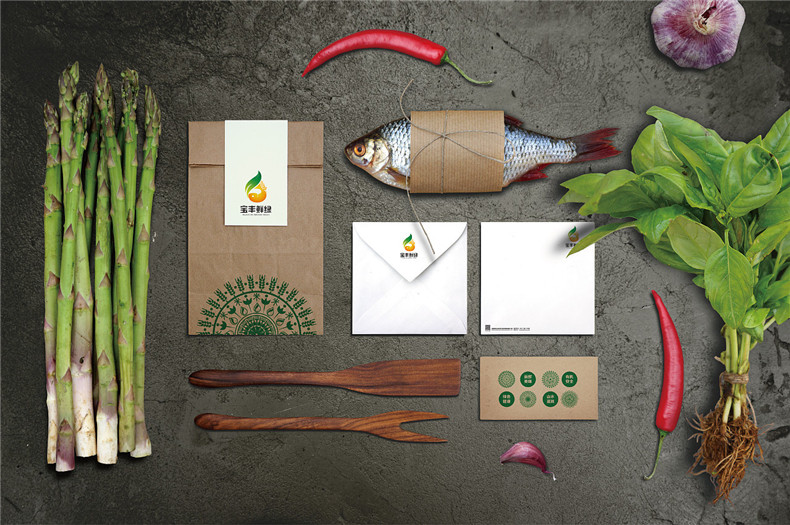 农产品vi设计-瓜果蔬菜肉类粮油大米等新鲜绿色农业品牌营销策划