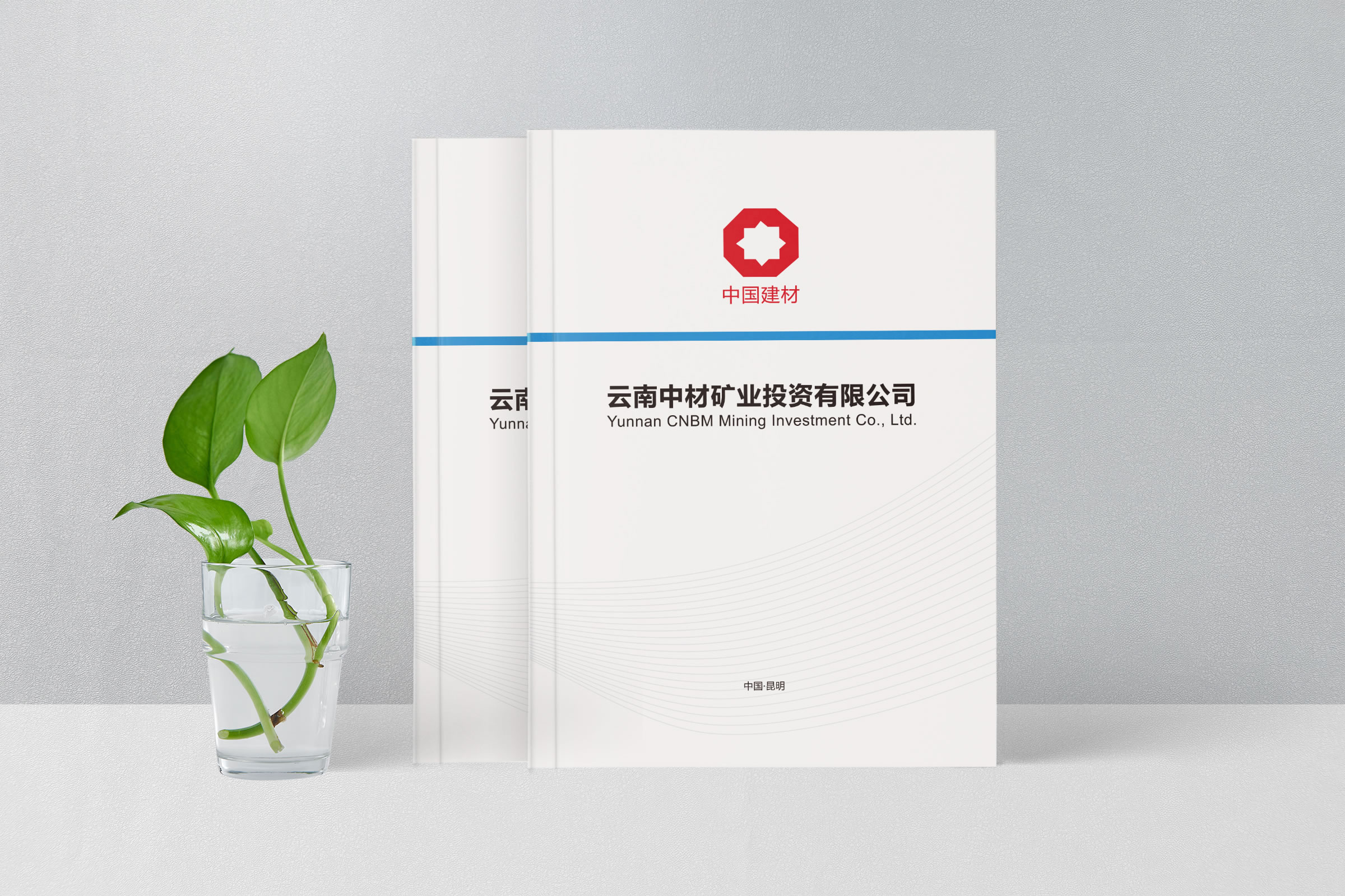 公司宣传册设计制作----2019云南中材矿业投资有限